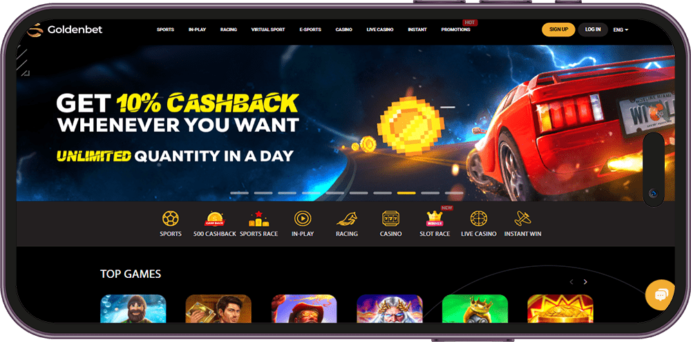Goldenbet Cashback