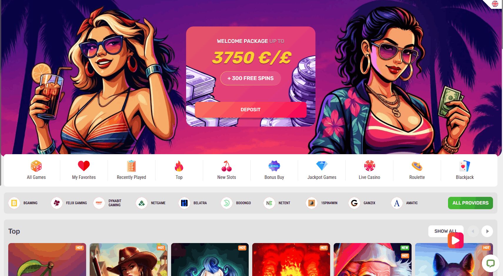 Supraplay welcome bonus package